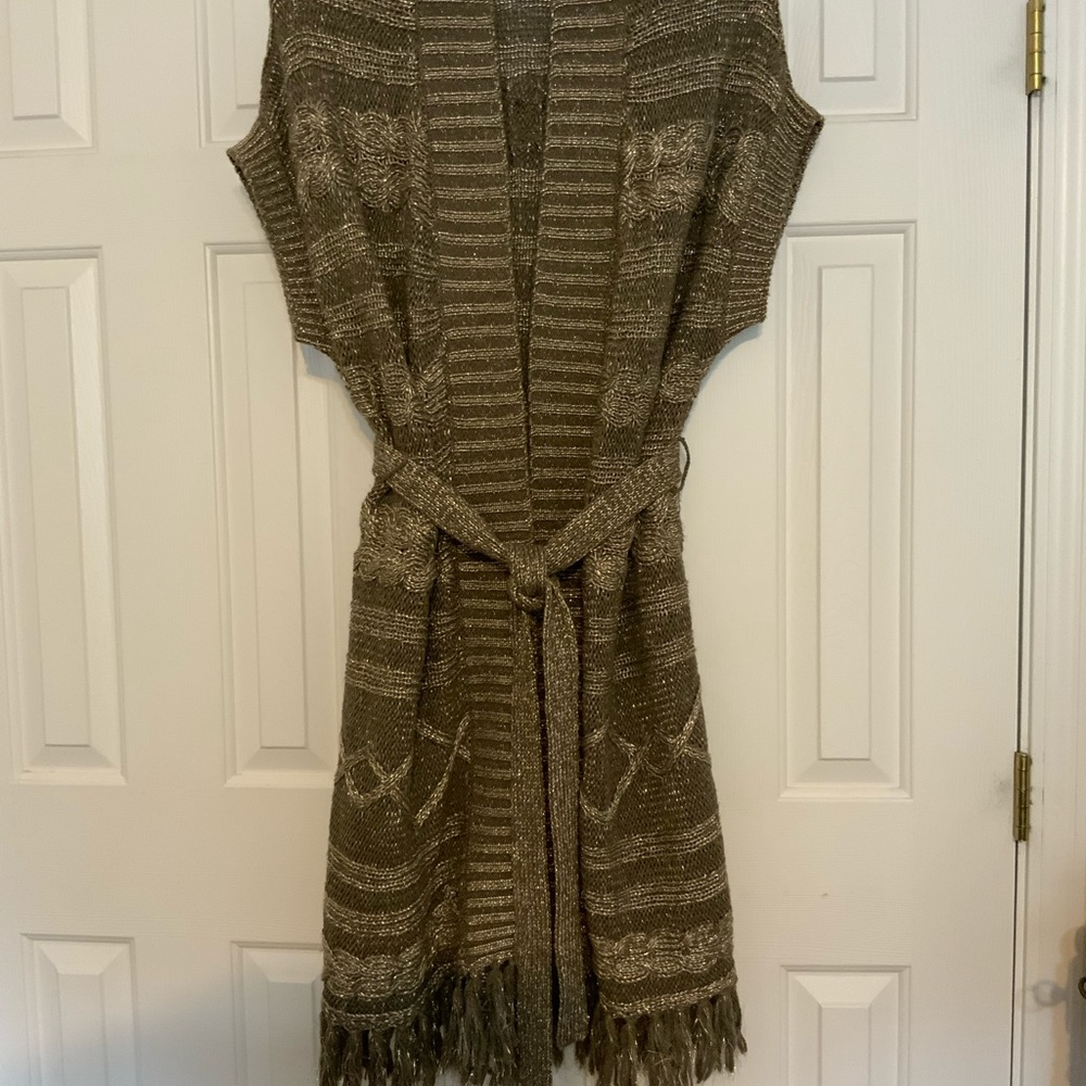 Chico’s Woman Long Sweater with Belt